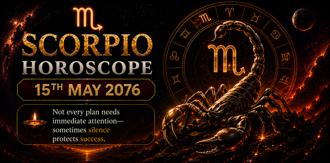 Scorpio Rashifal - 15th May 2026
