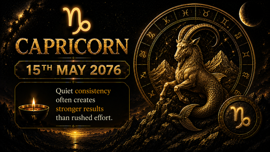 Capricorn Rashifal - 15th May 2026