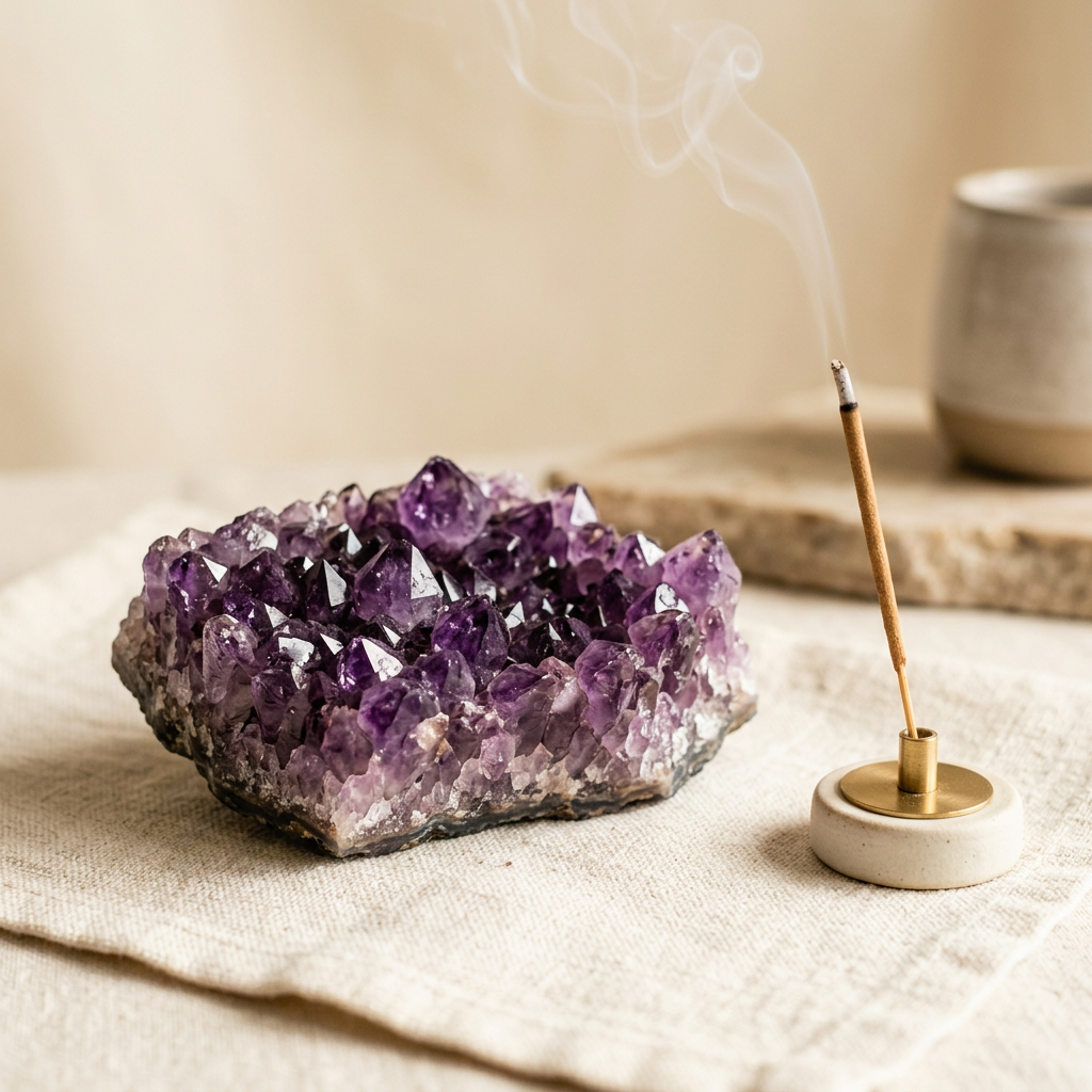 Amethyst Crystal by AstroBhoomi (illustrative image)