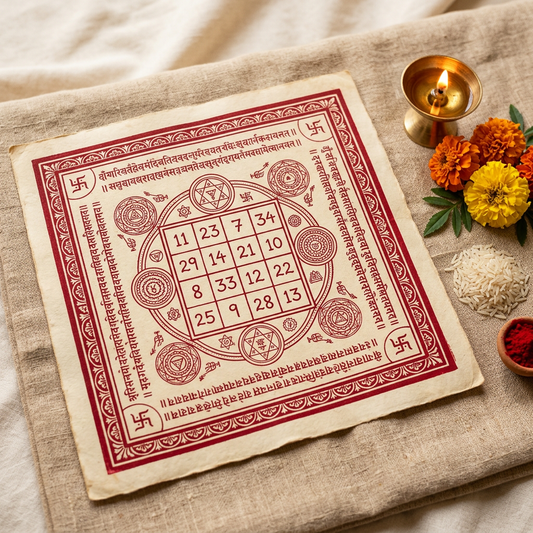 Kot Kacheri Vijay Yantra (Bhoj Patra) (illustrative image)