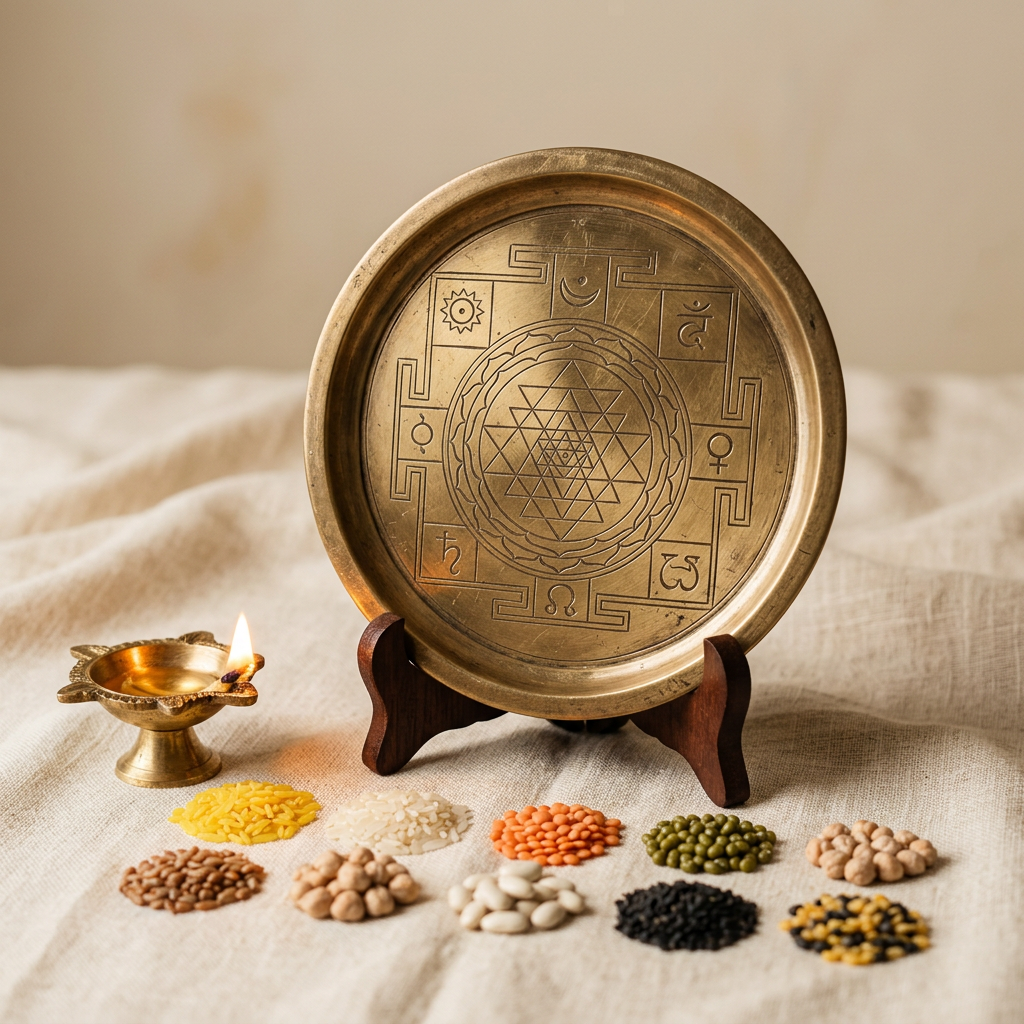 Navgraha Shanti Yantra by AstroBhoomi (illustrative image)