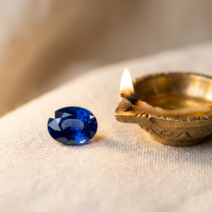 Natural Neelam (Blue Sapphire) Gemstone by AstroBhoomi (illustrative image)