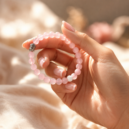 Love Magnet Bracelet (Rose Quartz)