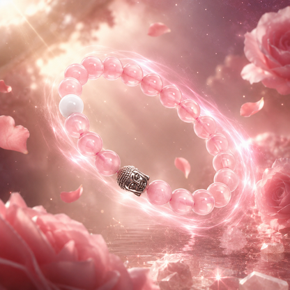 Love Magnet Bracelet (Rose Quartz)