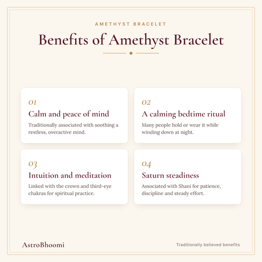 Benefits of Amethyst Bracelet