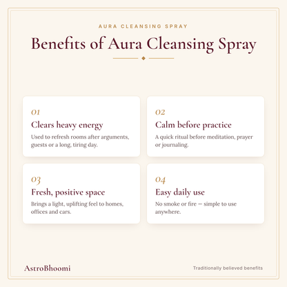 Benefits of Aura Cleansing Spray