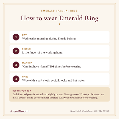How to wear Emerald