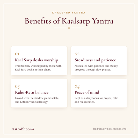 Benefits of Kaalsarp Yantra