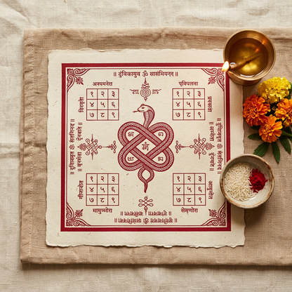 Kaalsarp Yantra (illustrative image)