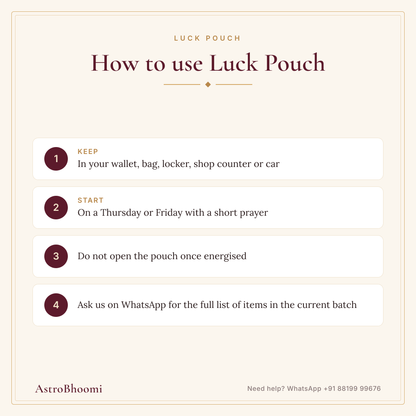 How to use Luck Pouch: step-by-step guide