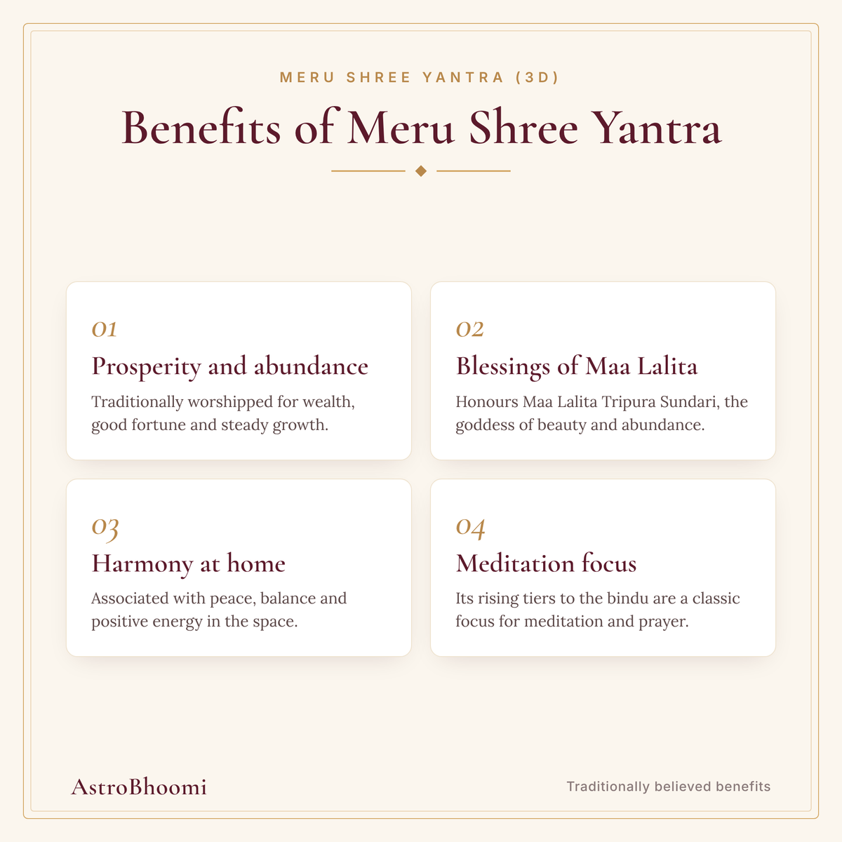 Benefits of Meru Shree Yantra