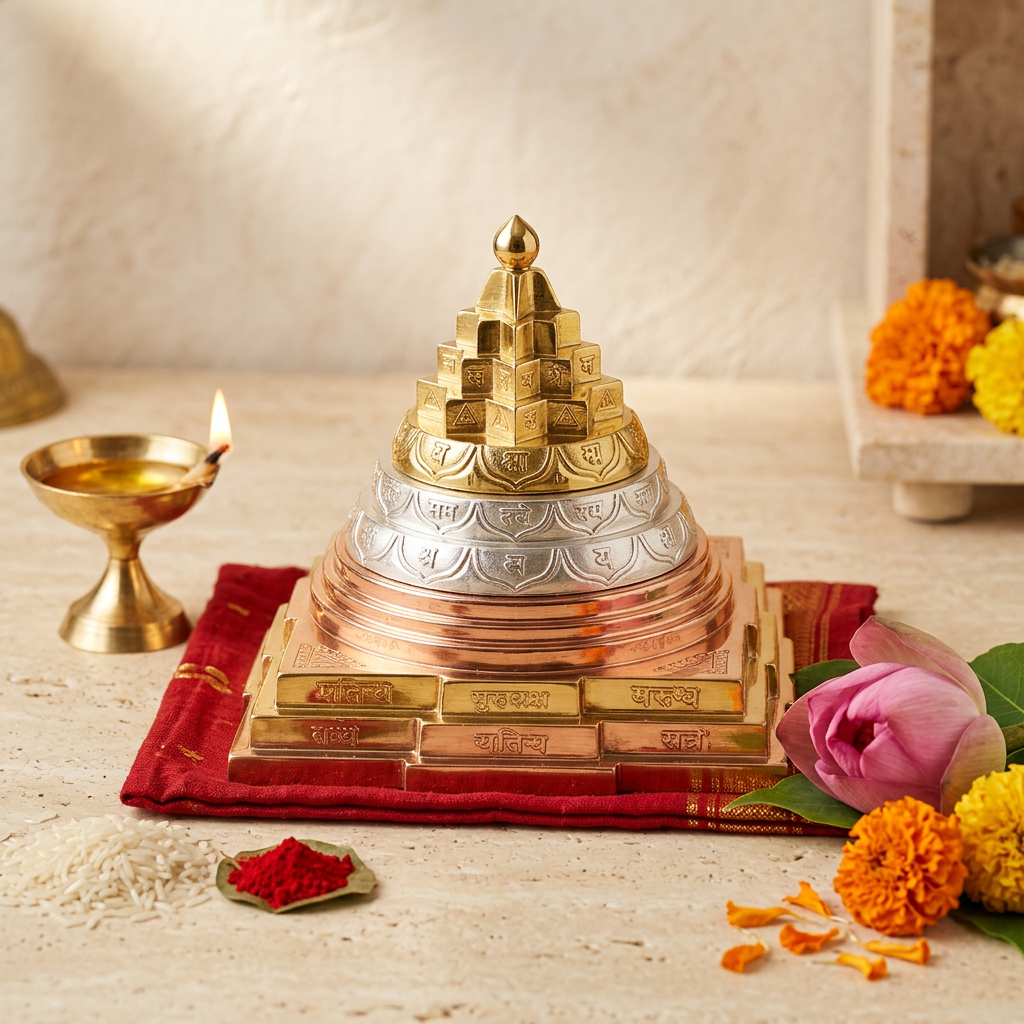 Meru Shree Yantra (3D) (illustrative image)