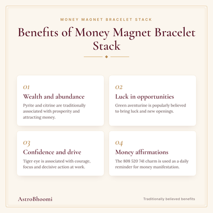 Benefits of Money Magnet Bracelet Stack