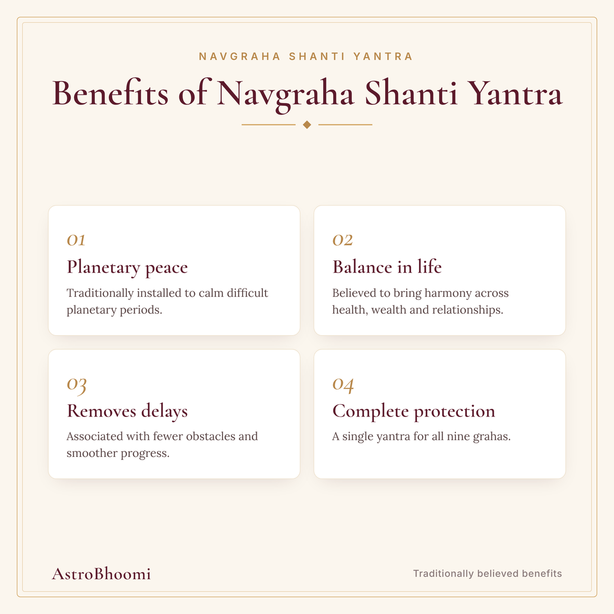 Benefits of Navgraha Shanti Yantra