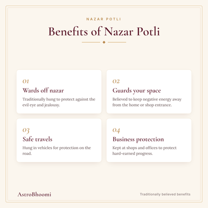 Benefits of Nazar Potli