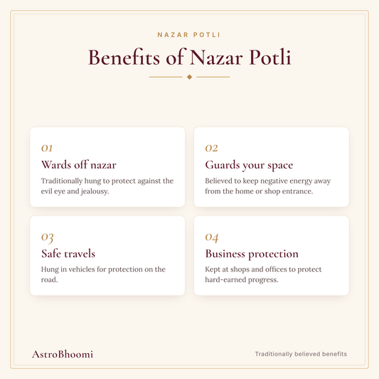 Benefits of Nazar Potli