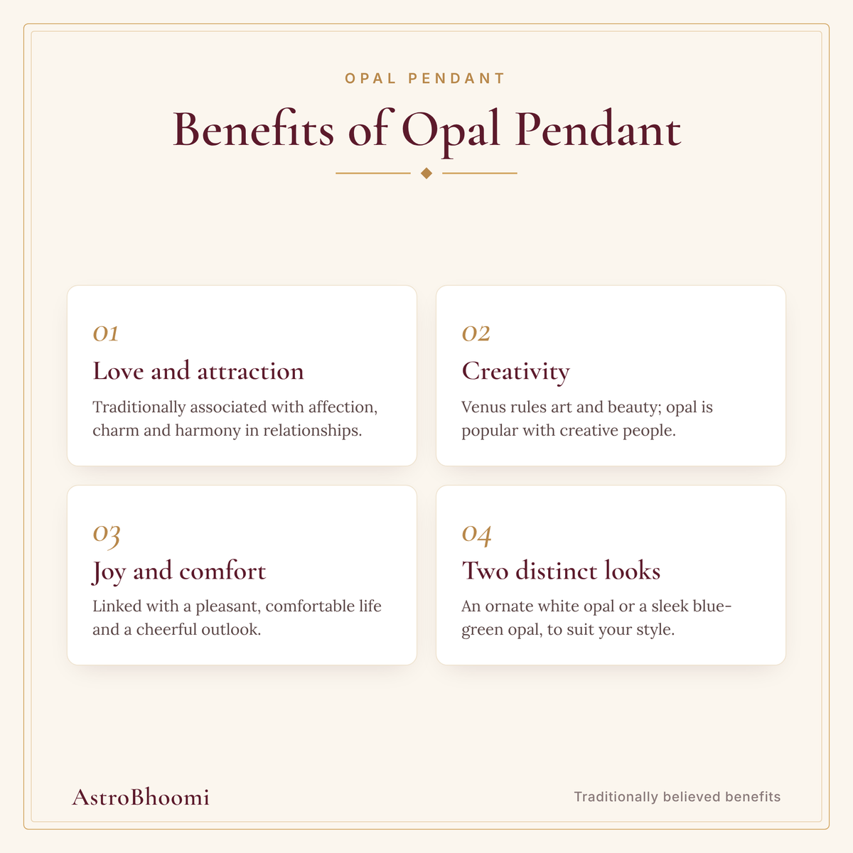 Benefits of Opal Pendant