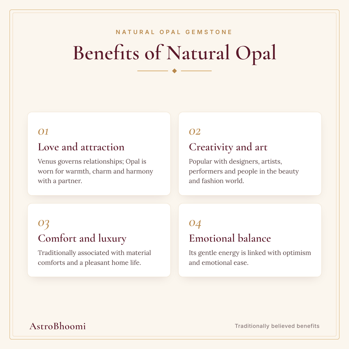 Benefits of Natural Opal Gemstone