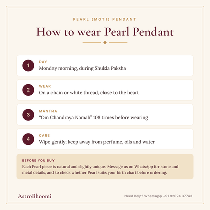 How to wear Pearl