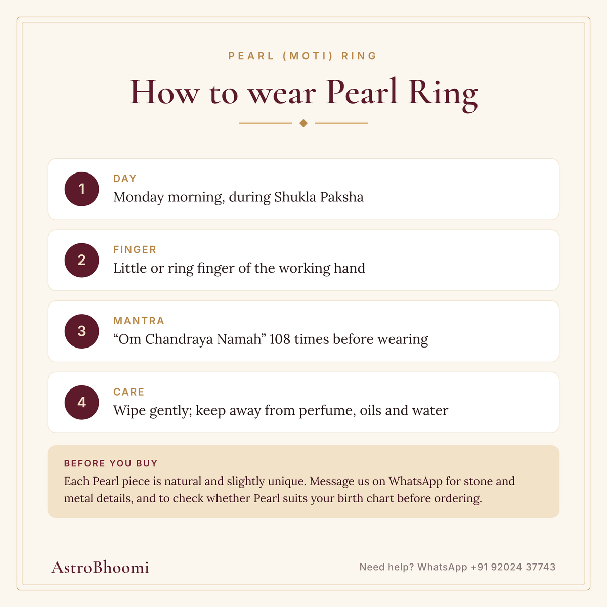 How to wear Pearl