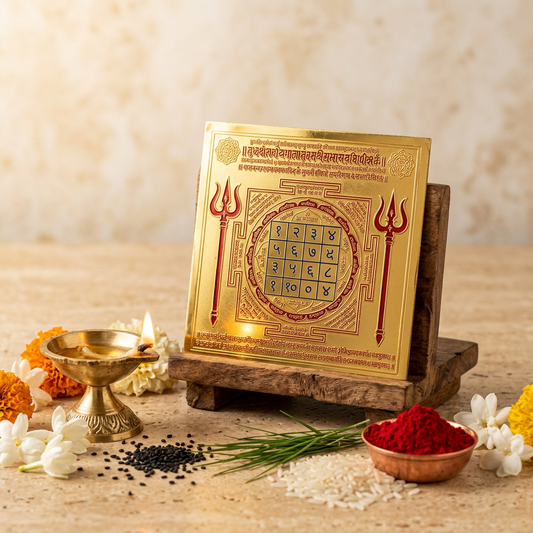 Pitra Dosh Nivaran Yantra (Gold Plated) (illustrative image)