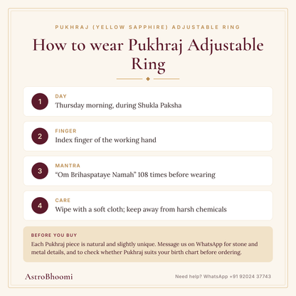How to wear Pukhraj