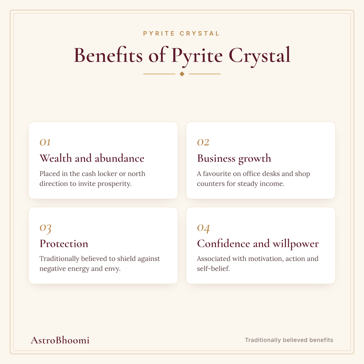 Benefits of Pyrite Crystal