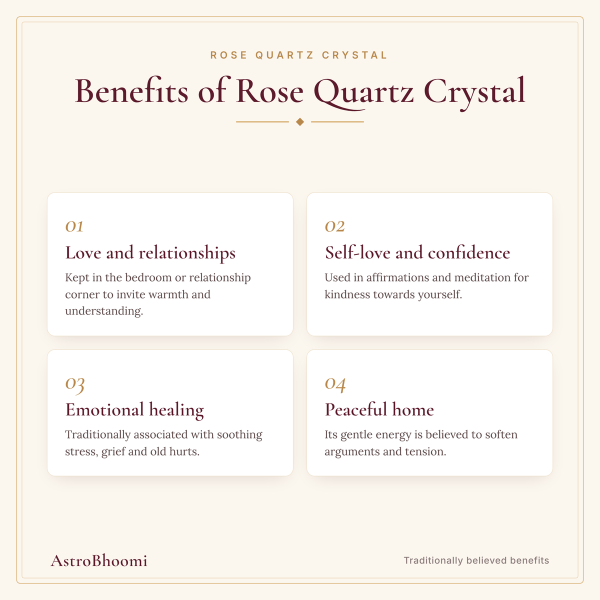 Benefits of Rose Quartz Crystal