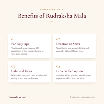 Benefits of Rudraksha Mala