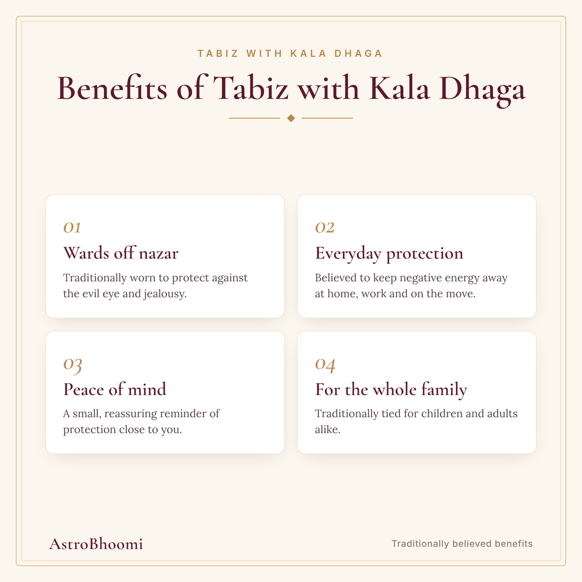 Benefits of Tabiz with Kala Dhaga