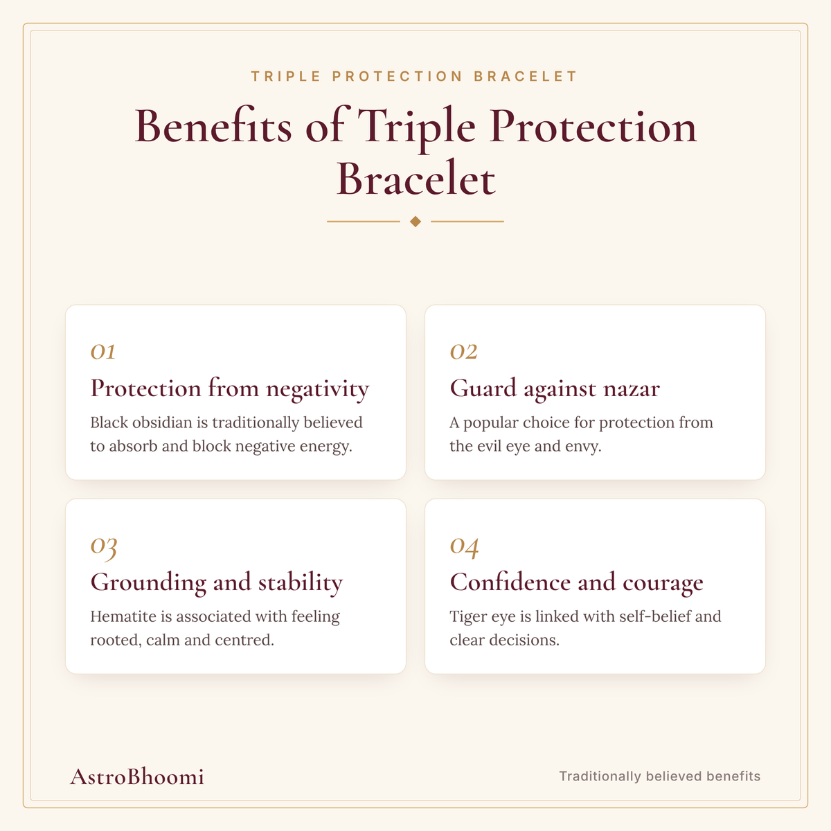 Benefits of Triple Protection Bracelet