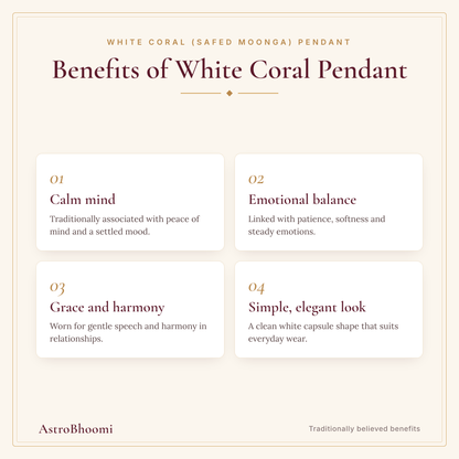 Benefits of White Coral