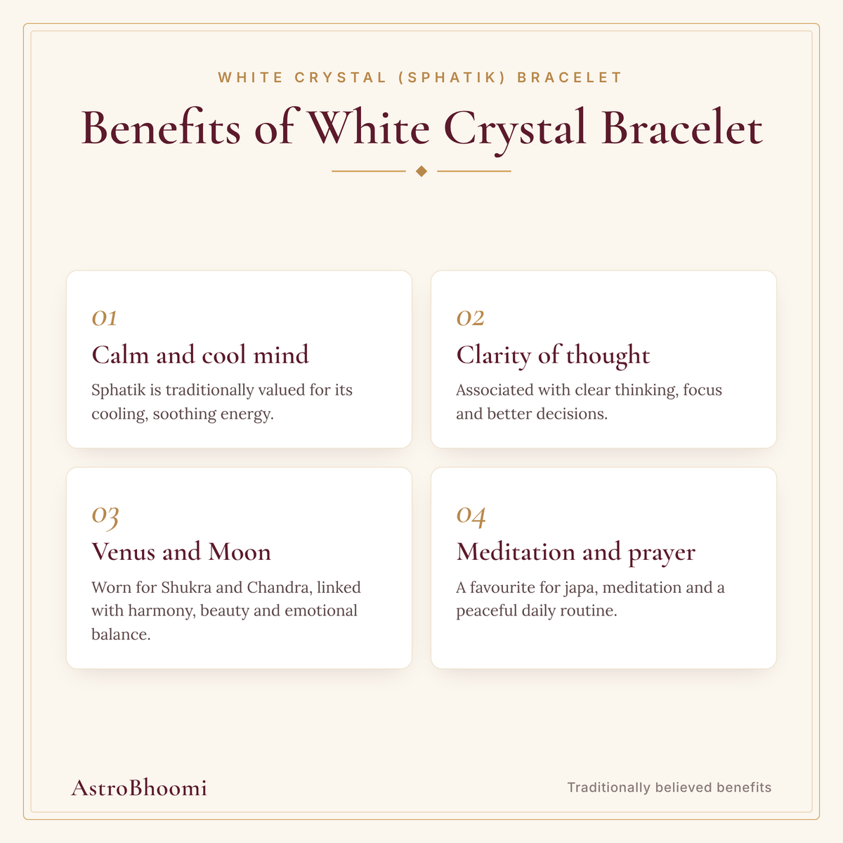 Benefits of White Crystal